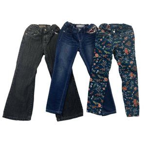 Girls Size 6 Jean Lot Of 3